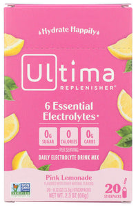 ELECTROLYTE ULTIMA 20 PK PINK LEMON  '853218000917