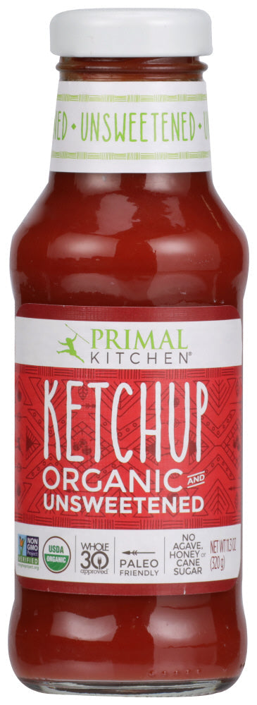 KETCHUP PRIMAL KITCHEN UNSWEETENED ORGANIC   11.3 OZ  '855232007125