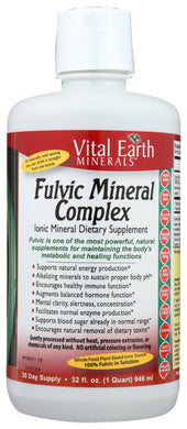 FULVIC MINERAL VITAL EARTH 32FZ  '855748000016
