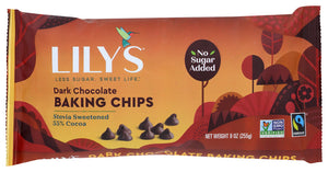 CHOCOLATE CHIP LILY'S DARK NO SUGAR FAIR TRADE 9 OZ  '856481003180