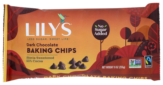 CHOCOLATE CHIP LILY'S DARK NO SUGAR FAIR TRADE 9 OZ  '856481003180