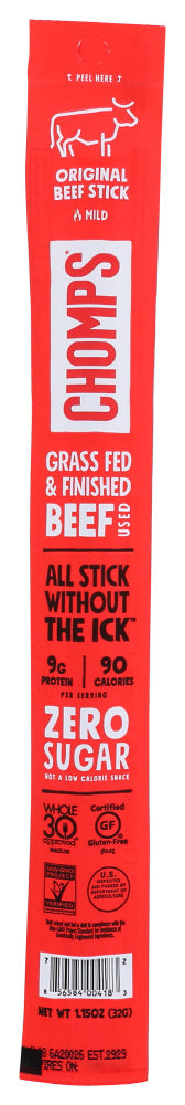 STICK CHOMPS BEEF ORIGINAL  1.15 OZ  '856584004183