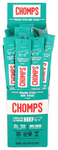 MEAT STICK CHOMP BEEF ITALIAN  '856584004701