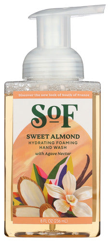 SOF HYDRATING FOAMING HAND WASH SOUTH OF FRANCE FOAMING HAND WASH, ALMOND GOURMANDE, 8 OZ. '856885201939