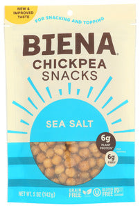 SNACK BIENA CHICKPEA SEA SALT    '857597003279