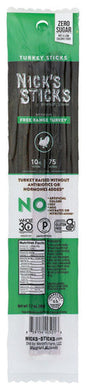 SNACK STICKS NICK'S STICKS, ORIGINAL FREE-RANGE TURKEY, 1.7 OZ. '859154005016