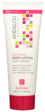 1000 ROSES SOOTHING BODY LOTION ANDALOU NATURALS BODY LOTION, 1000 ROSES, 8 FL. OZ.  '859975020199