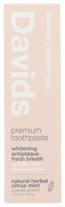 TOOTHPASTE DAVIDS HERBAL CITRUS '861226000034