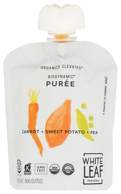 BABY FOOD WHITE LEAF CAR/SWEET/PEA   '864800000420