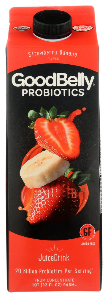JUICE GOODBELLY STRAWBERRY BANANA   32 OZ  '891770002840