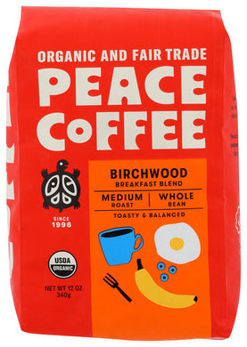 PKG COFFEE PEACE BIRCHWOOD 12oz   '895431000374