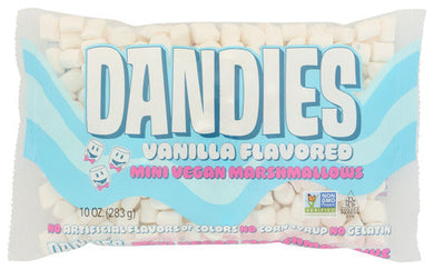 VEGAN MINI MARSHMALLOWS DANDIES MINI MARSHMALLOWS, VANILLA, 10 OZ. '897581000372