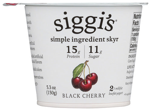 YOGURT SIGGIS BLACK CHERRY LF 2%   '898248001503