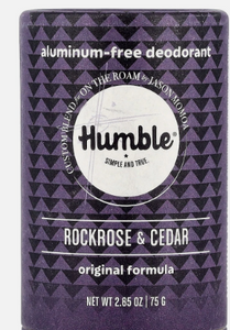 DEODORANT HUMBLE 2.5OZ ROCK CEDAR  '810074861861