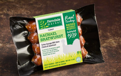 TURKEY BRAT RACHAEL 12OZ FERNDALE  '857599002041