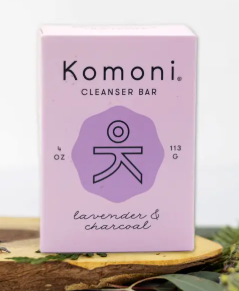 BAR SOAP KOMONI LAVENDER CHARCOAL   '632096885003