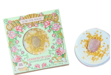 BATH BOMB WILD ROSE GODDESS OF LOVE  '810120350059