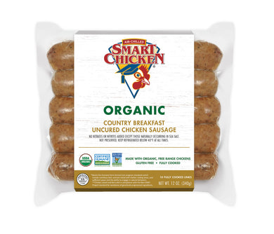 CHICKEN SAUSAGE 12OZ SMART CHICKEN   '670433092011