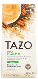 TEA TAZO CHAI LATTE DECAF '794522705054