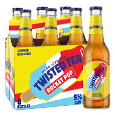 BEER TWISTED TEA ROCKET POP 6PK  '087692021650