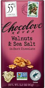 CHOC BAR CHOCOLOVE WALNUTS AND SS  '716270001578