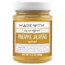 SPREAD MADE WITH PINEAPPLE JALAPENO  '814343028498