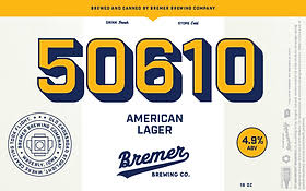 BEER BREMER 50610 AMERICAN LAGER  '699838875616