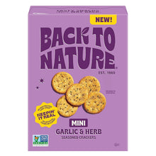 CRACKER BACK TO NAT GARLIC HERB  '819898015252