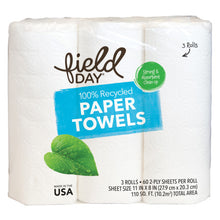PAPER TOWELS FIELD 2 PLY 3PK  '042563606961