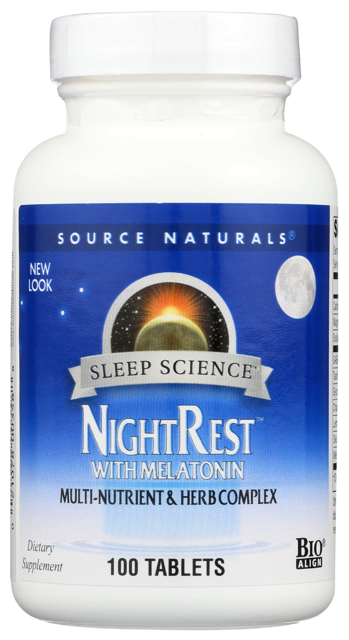 NIGHTREST SOURCE NATURALS 100 TAB    021078003588