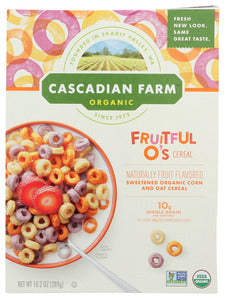 CEREAL Cascadian Farm Organic Fruitful O's 10.2 OZ  '21908455532