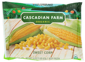 FROZEN VEGETABLE CASCADIAN FARM CORN  ORGANIC   16 OZ  '021908501246