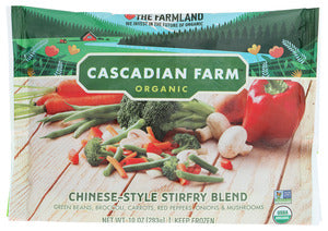 FROZEN VEGETABLE CASCADIAN FARM CHINESE STIR FRY ORGANIC   10 OZ  '021908504193