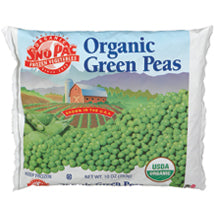 FROZEN VEGETABLE SNOPAC PEA ORGANIC   10 OZ  '024284651116