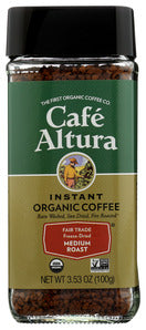 COFFEE CAFE ALTURA ORGANIC INSTANT   3.53 OZ  '32843338019