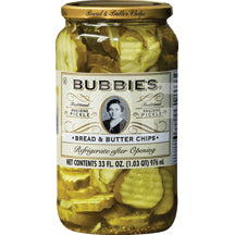 PICKLES BUBBIES BREAD AND BUTTER  33 OZ '038261857507
