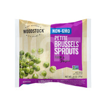 FROZEN VEGETABLE WOODSTOCK BRUSSEL SPROUTS   10 OZ  '042563015954