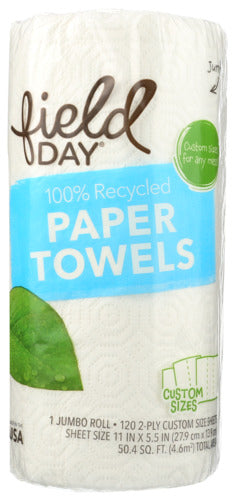 PAPER TOWEL FIELD DAY 100% RECYCLED   '042563600426