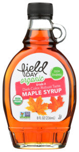 MAPLE SYRUP FIELD DAY ORGANIC   8 OZ  '42563602604