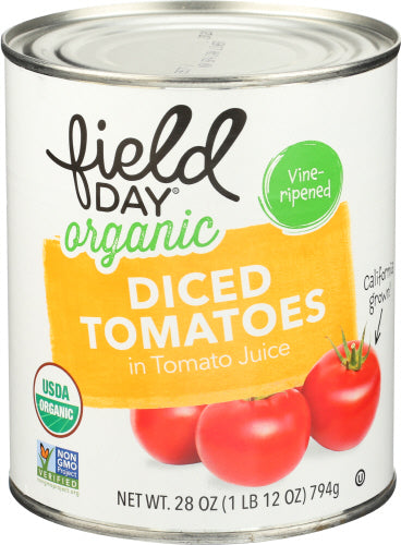 TOMATO FIELD DICED OG 28 OZ   042563604028