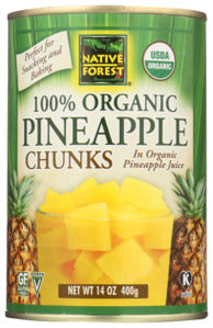 FRUIT NATIVE FOREST PINEAPPLE CHUNK   15 OZ  '043182008518