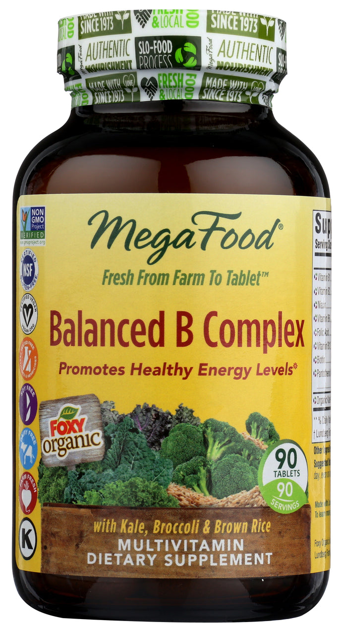 BALANCED B-COMPLEX MEGAFOOD AB  90TAB051494101667