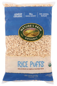 CEREAL NATURE'S PATH  RICE PUFFS   6 OZ  '58449620013