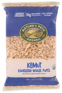 CEREAL NATURE'S PATH  KAMUT PUFFS   6 OZ  '58449620044