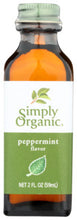 Simply Organic Peppermint Flavor, Certified Organic 2 oz    '089836185303