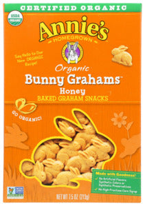 Annie's Homegrown Organic Bunny Grahams, Honey, 7.5 oz.  7.5 OZ  '13562000159