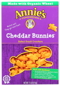 Annie's Homegrown Cheddar Bunnies Crackers   7.5 OZ  '13562302154