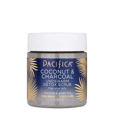 PACIFICA COCONUT AND CHARCOAL UNDERARM DETOX SCRUB, 7 OUNCE '687735623355