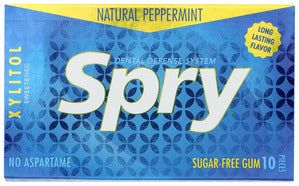 GUM SPRY PEPPERMINT   10 CT  '700596000629