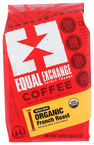 PACKAGED COFFEE FRENCH ROAST WHOLE BEAN EQUAL EXCHANGE 12 OZ  (IF NEEDED GROUND INTER IN NOTES) 745998404002